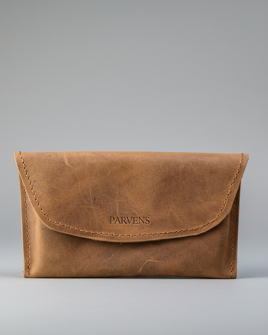 PARVENS Leather Clutch Wallet - Editorial